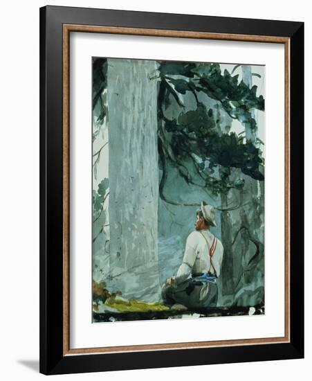 The Guide, 1895-Winslow Homer-Framed Giclee Print