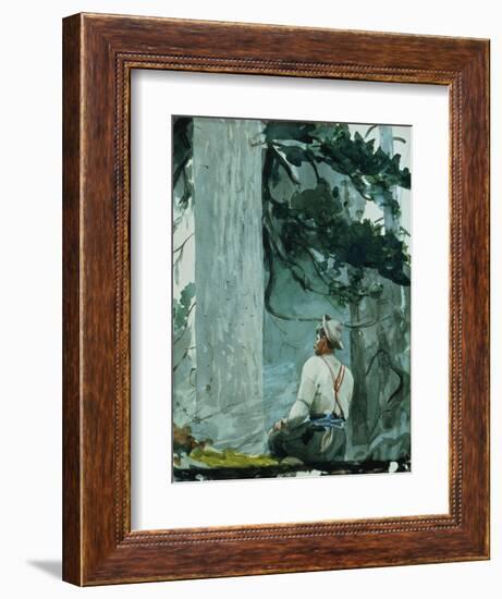 The Guide, 1895-Winslow Homer-Framed Giclee Print