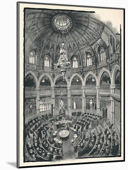 'The Guildhall - Council Chamber', 1891-William Luker-Mounted Giclee Print