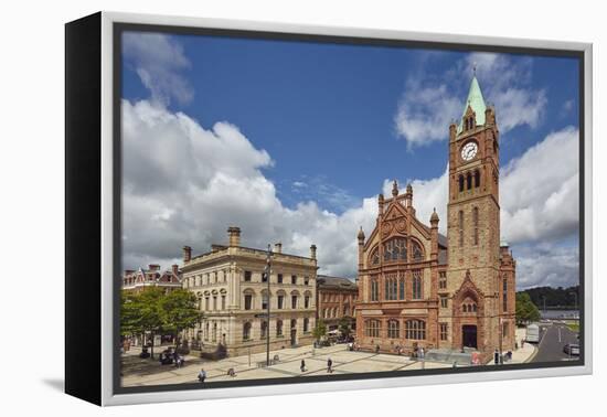 The Guildhall, Derry (Londonderry), County Londonderry, Ulster, Northern Ireland, United Kingdom, E-Nigel Hicks-Framed Premier Image Canvas