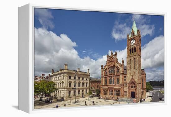 The Guildhall, Derry (Londonderry), County Londonderry, Ulster, Northern Ireland, United Kingdom, E-Nigel Hicks-Framed Premier Image Canvas