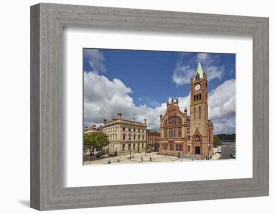 The Guildhall, Derry (Londonderry), County Londonderry, Ulster, Northern Ireland, United Kingdom, E-Nigel Hicks-Framed Photographic Print