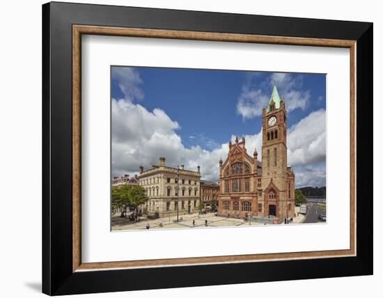 The Guildhall, Derry (Londonderry), County Londonderry, Ulster, Northern Ireland, United Kingdom, E-Nigel Hicks-Framed Photographic Print