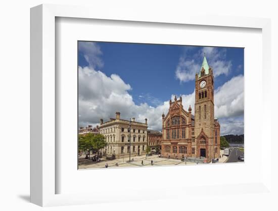 The Guildhall, Derry (Londonderry), County Londonderry, Ulster, Northern Ireland, United Kingdom, E-Nigel Hicks-Framed Photographic Print