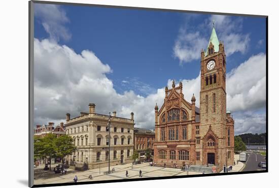 The Guildhall, Derry (Londonderry), County Londonderry, Ulster, Northern Ireland, United Kingdom, E-Nigel Hicks-Mounted Photographic Print