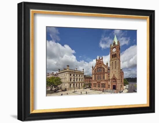 The Guildhall, Derry (Londonderry), County Londonderry, Ulster, Northern Ireland, United Kingdom, E-Nigel Hicks-Framed Photographic Print