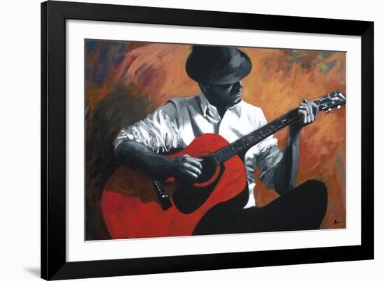 The Guitar Player-Shawn Mackey-Framed Giclee Print