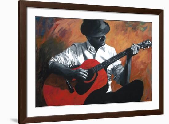 The Guitar Player-Shawn Mackey-Framed Giclee Print