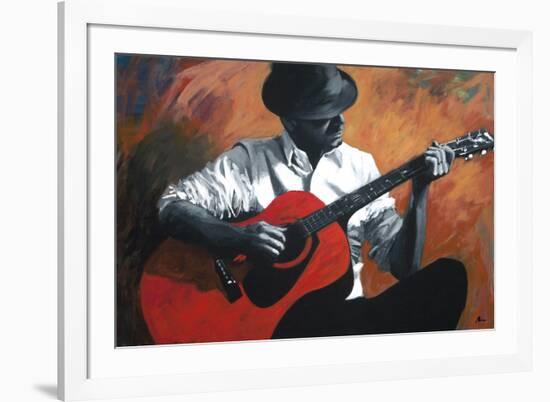 The Guitar Player-Shawn Mackey-Framed Giclee Print