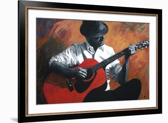 The Guitar Player-Shawn Mackey-Framed Giclee Print