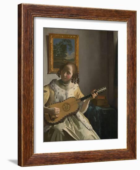 The Guitar Player-Johannes Vermeer-Framed Giclee Print