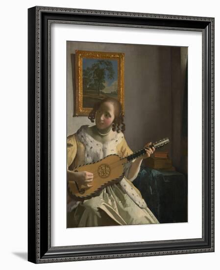 The Guitar Player-Johannes Vermeer-Framed Giclee Print