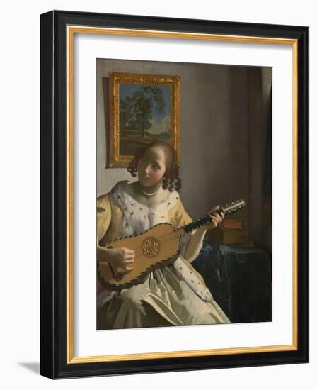 The Guitar Player-Johannes Vermeer-Framed Giclee Print