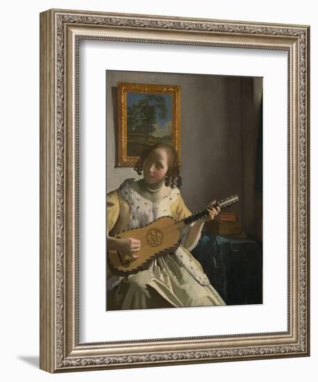 The Guitar Player-Johannes Vermeer-Framed Giclee Print