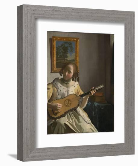 The Guitar Player-Johannes Vermeer-Framed Giclee Print