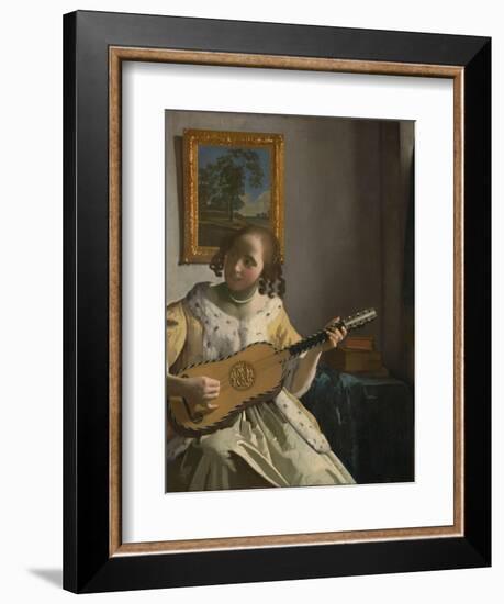 The Guitar Player-Johannes Vermeer-Framed Giclee Print