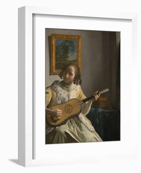 The Guitar Player-Johannes Vermeer-Framed Giclee Print