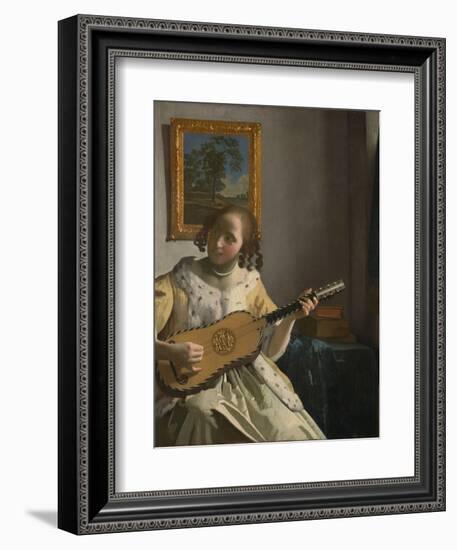 The Guitar Player-Johannes Vermeer-Framed Giclee Print