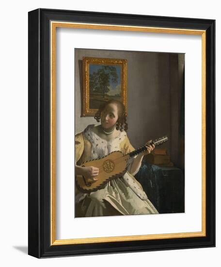 The Guitar Player-Johannes Vermeer-Framed Giclee Print