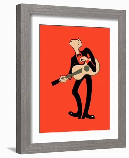 The Guitar-Mark Rogan-Framed Art Print