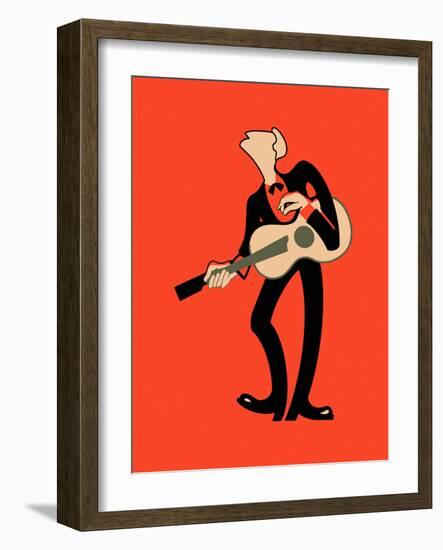 The Guitar-Mark Rogan-Framed Art Print