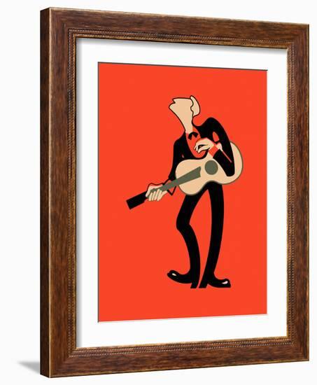 The Guitar-Mark Rogan-Framed Art Print