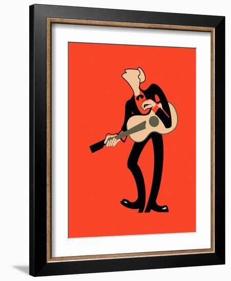 The Guitar-Mark Rogan-Framed Art Print