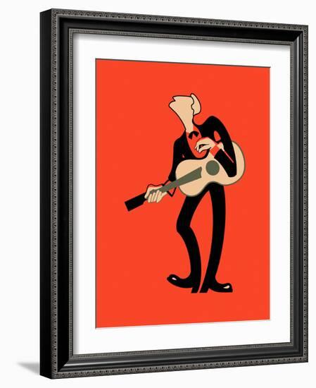 The Guitar-Mark Rogan-Framed Art Print