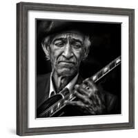 the guitarist-Piet Flour-Framed Photographic Print