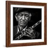 the guitarist-Piet Flour-Framed Photographic Print