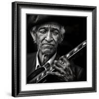 the guitarist-Piet Flour-Framed Photographic Print