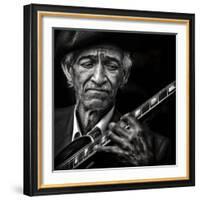 the guitarist-Piet Flour-Framed Photographic Print