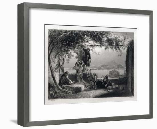 The Gulf of Baiae. Baiae or Baia Is in the Comune of Bacoli in the Campania Region of Italy. Art Wo-null-Framed Giclee Print