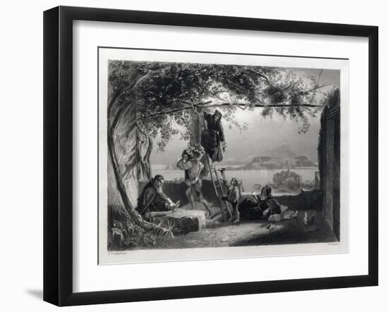 The Gulf of Baiae. Baiae or Baia Is in the Comune of Bacoli in the Campania Region of Italy. Art Wo-null-Framed Giclee Print