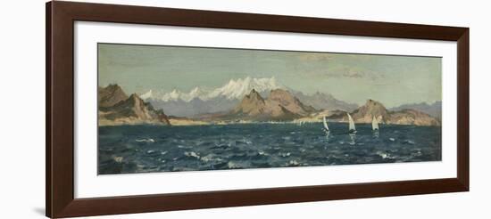 The Gulf of Rosas (Oil on Board)-Henry Moore-Framed Giclee Print