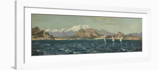 The Gulf of Rosas (Oil on Board)-Henry Moore-Framed Giclee Print