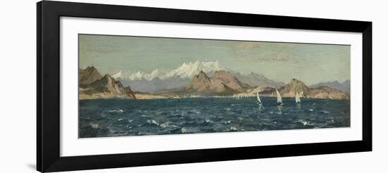 The Gulf of Rosas (Oil on Board)-Henry Moore-Framed Giclee Print