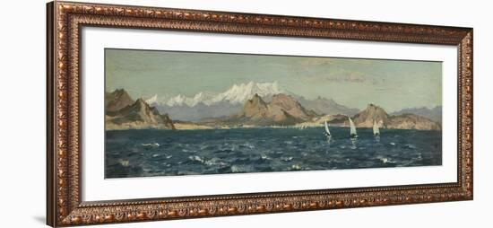 The Gulf of Rosas (Oil on Board)-Henry Moore-Framed Giclee Print