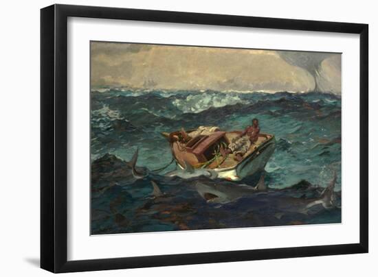 The Gulf Stream, 1899-Winslow Homer-Framed Giclee Print