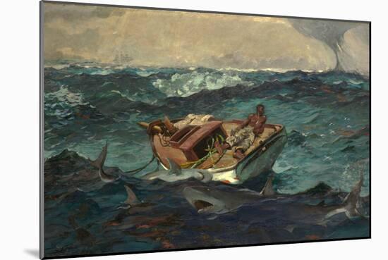 The Gulf Stream, 1899-Winslow Homer-Mounted Giclee Print