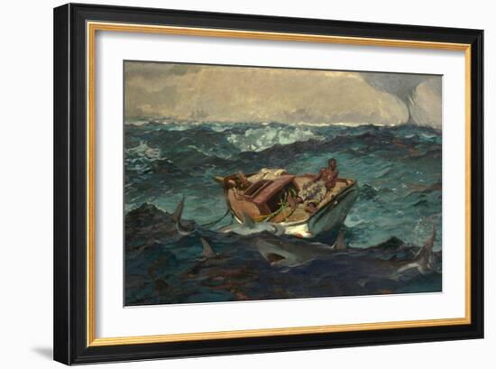 The Gulf Stream, 1899-Winslow Homer-Framed Giclee Print