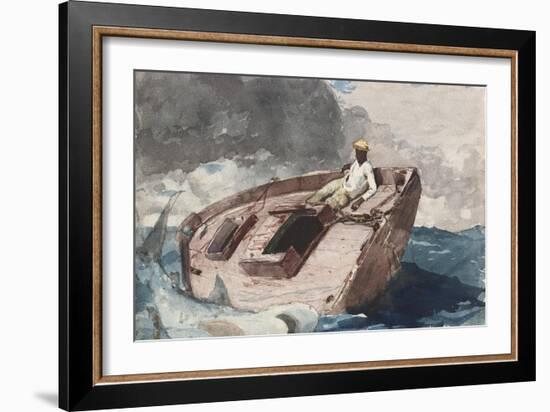 The Gulf Stream, C.1899-Winslow Homer-Framed Giclee Print