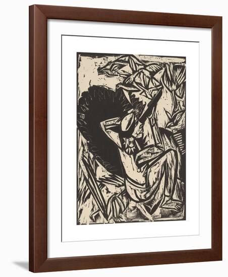 The Gull Hunter-Ernst Ludwig Kirchner-Framed Premium Giclee Print