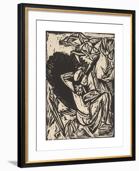 The Gull Hunter-Ernst Ludwig Kirchner-Framed Premium Giclee Print