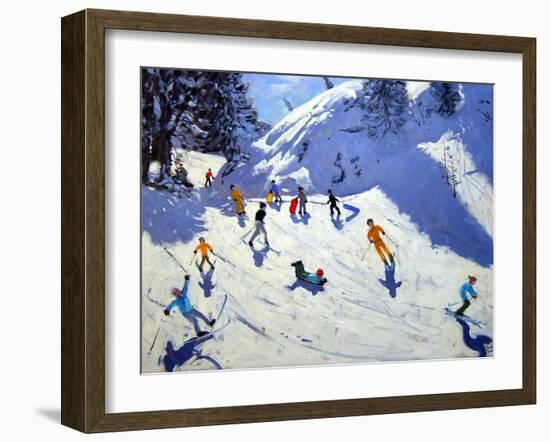 The Gully, Belle Plagne, 2004-Andrew Macara-Framed Giclee Print