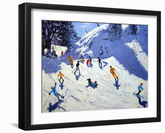 The Gully, Belle Plagne, 2004-Andrew Macara-Framed Giclee Print