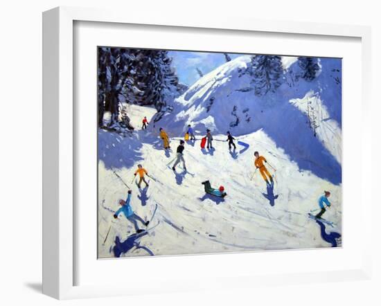 The Gully, Belle Plagne, 2004-Andrew Macara-Framed Giclee Print