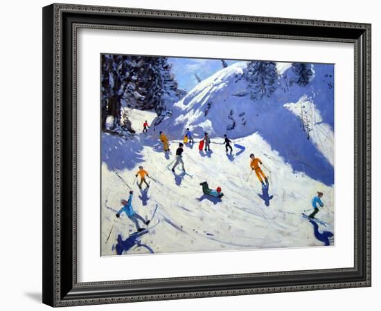 The Gully, Belle Plagne, 2004-Andrew Macara-Framed Giclee Print