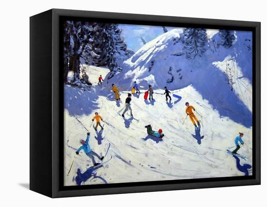 The Gully, Belle Plagne, 2004-Andrew Macara-Framed Premier Image Canvas