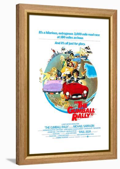 The Gumball Rally, Michael Sarrazin, 1976-null-Framed Stretched Canvas